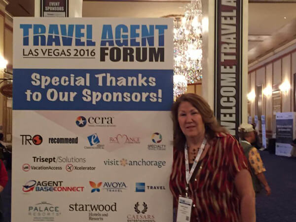 Karen Hurlbut at Travel Agent Forum Las Vegas